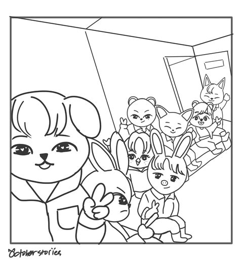 Skzoo Coloring Pages Printable for Free Download