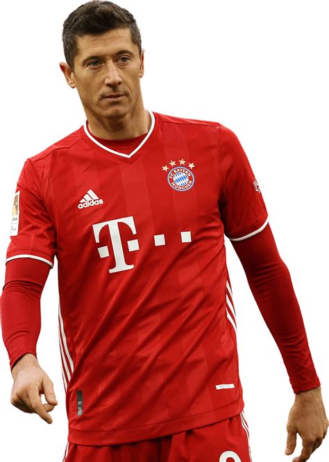 Robert Lewandowski Bayern Munich football render - FootyRenders