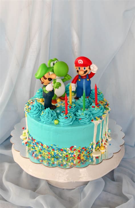 Super Mario Birthday Cake - Recipes Inspired by Mom