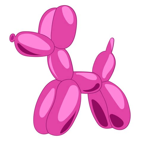 Pink Balloon Dog Sticker | Balloons, Balloon animals, Balloon dog