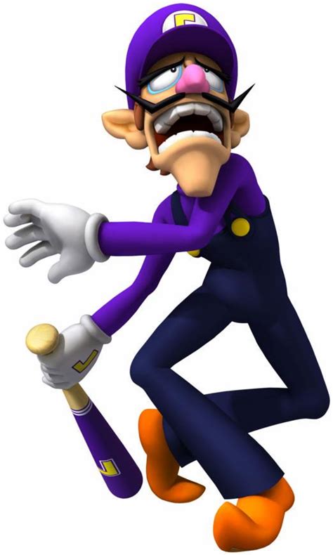 Kleurplaat Waluigi - Mocksure