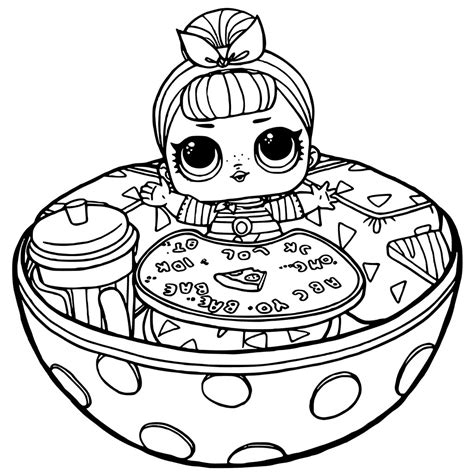 Lol Dolls Coloring Pages at GetColorings.com | Free printable colorings pages to print and color