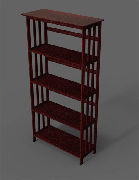 Bookshelf - 3D Model - ShareCG