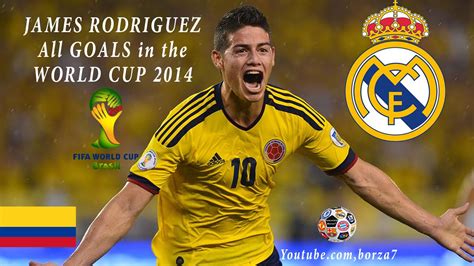 James Rodriguez All 6 Goals World Cup 2014 HD720 - YouTube