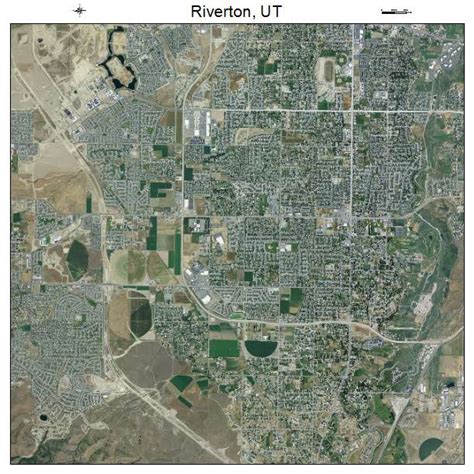 Aerial Photography Map of Riverton, UT Utah