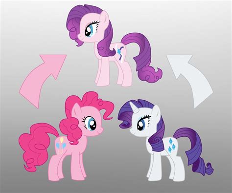 Pony Fusion: Pinkie Pie And Rarity by Willemijn1991 on DeviantArt | My little pony drawing, My ...