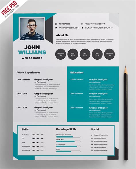 Free Download Creative Resume Templates Microsoft Word - Free Word Template