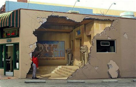 Cuadros Modernos Pinturas y Dibujos : Fotos de Murales 3D, John Pugh (EEUU)