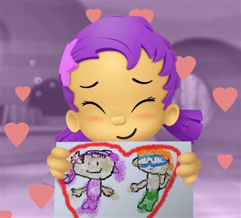 Bubble Guppies Oona Felt Happy Because Nonny Made A Love Picture For Her. | Arte estética, Arte