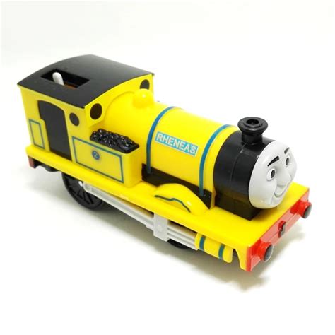 x137 electric yellow Rheneas Thomas and friend Trackmaster motorized train engine track present ...