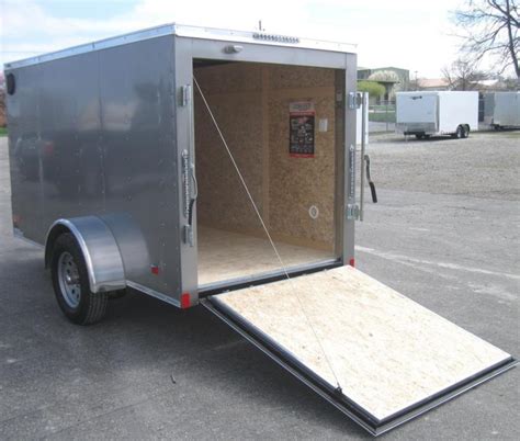 5'x10' Scout Enclosed Cargo Trailer Ramp Door Free Upgrades | Near Me | Trailer Classifieds