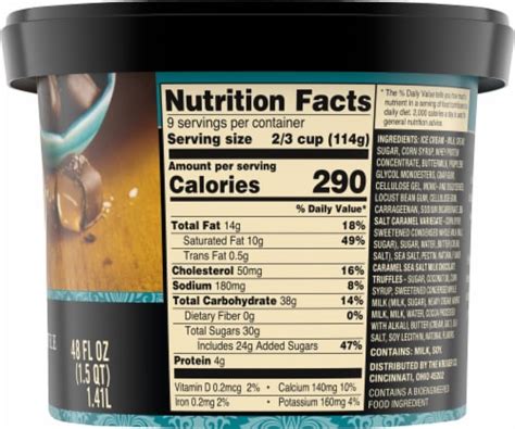 Private Selection® Sea Salt Caramel Truffle Ice Cream Tub, 48 oz - Kroger