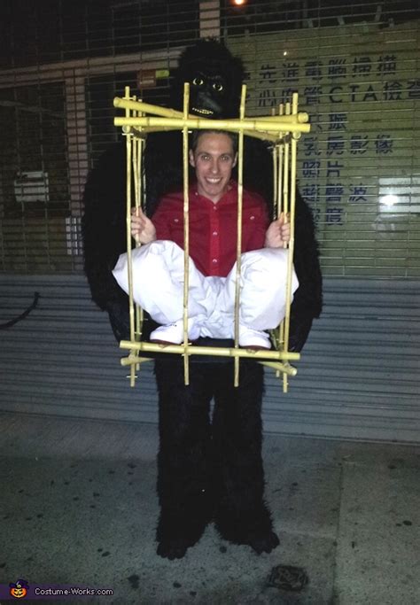 Gorilla Man in a Cage - DIY Halloween Costume