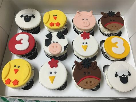 Farm Animal Cupcake Toppers - CakeCentral.com