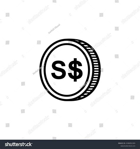 Singapore Currency Icon Symbol Sgd Singapore Stock Vector (Royalty Free ...