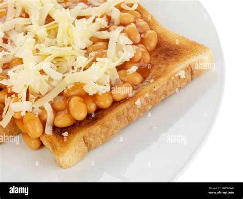 Cheesy Beans on Toast Stock Photo - Alamy