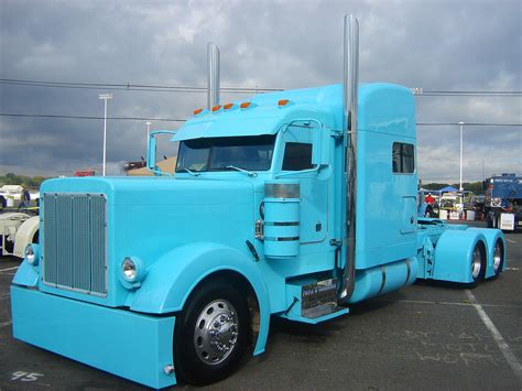 big, tractor, peterbilt, rig, semi, 1080P, custom, truck HD Wallpaper