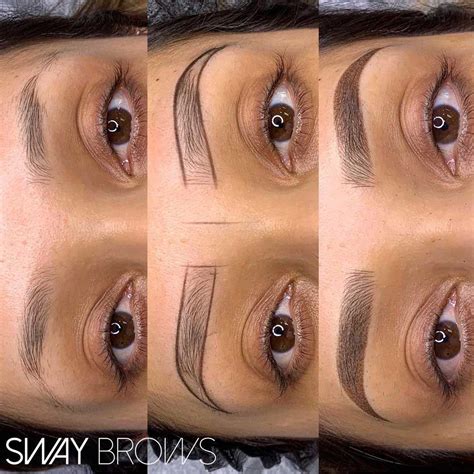 Microshading Before and After Pictures - Combo and Shaded Brows