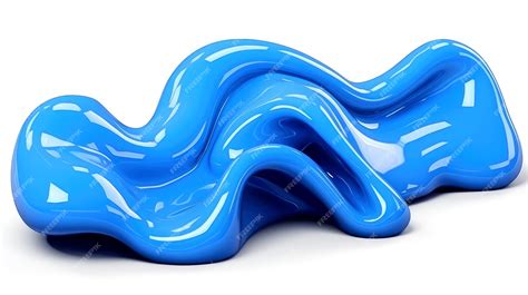 Premium Photo | Vibrant Liquid 3D Shapes Abstract Art on White Background