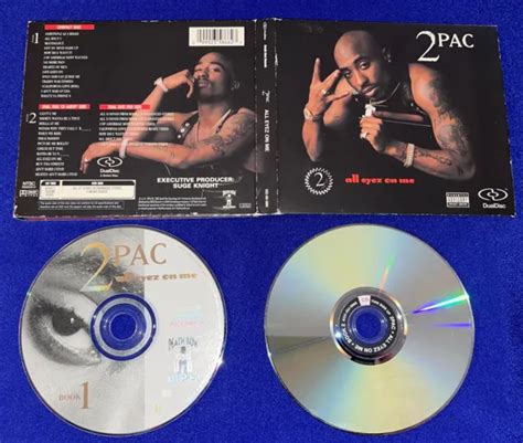 OOP TUPAC SHAKUR 2Pac All Eyez on Me 2X CD DUALDISC DVD-A Audio Hi-Res Stereo $24.99 - PicClick