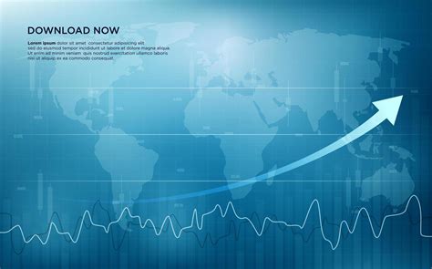 Trading background with curved chart and arrows. 2713648 Vector Art at ...