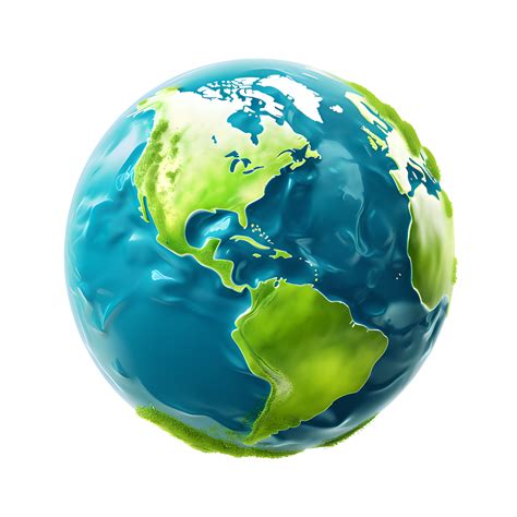 3D of Planet World Earth Globe Realistic Sculpted Plastic Highly Detail ...