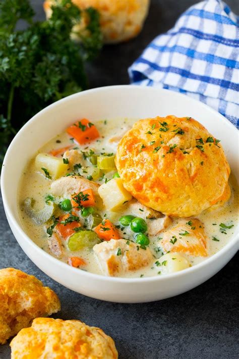 Chicken Pot Pie Soup - Dinner at the Zoo