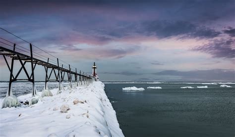 St Joseph Lighthouse in Winter 4 of 4 - null | St joseph lighthouse, Lighthouse, St joseph