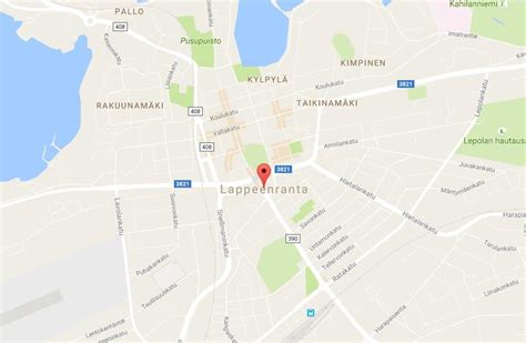 Map of Lappeenranta