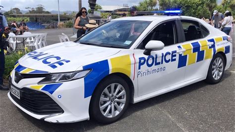 New Zealand Police Car Toyota Camry @ Japan Day 2022 - YouTube