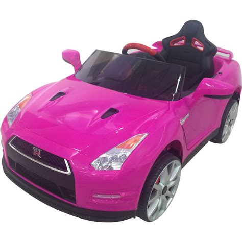 12V Best Ride On Nissan GTR-R35 in Pink, Battery Powered Wheels ...