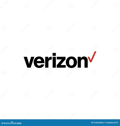 Verizon Logo on White Background Editorial Photo - Illustration of ...