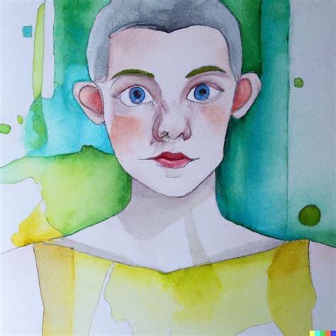 a watercolor painting the face of DALL-E | DALL·E 2 | OpenArt