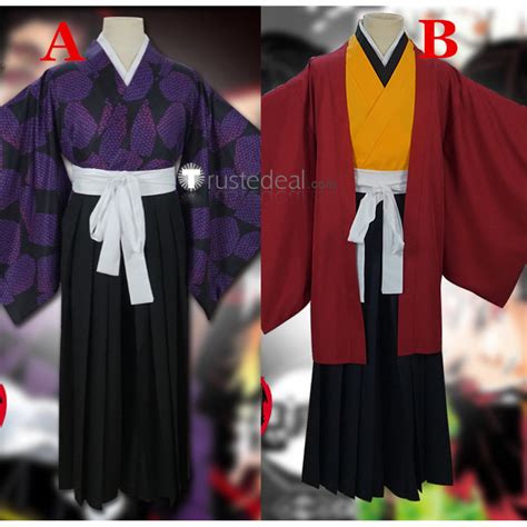 Kimetsu no Yaiba Demon Slayer Kokushibo Yoriichi Tsugikuni Kimono Cosplay Costumes