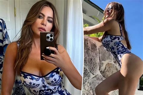 Page Six on Twitter: "Sofia Vergara, 50, sizzles in Dolce & Gabbana swimsuit: 'Goddess' https ...