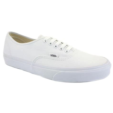 Vans Authentic White White Unisex Trainers Shoes