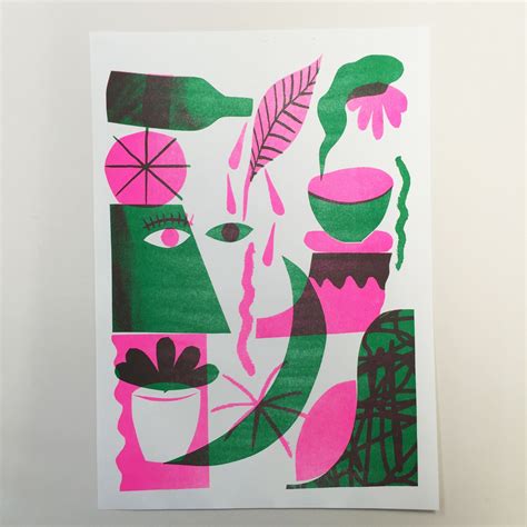 Creative Illustration, Illustration Art, Risograph Poster, Graphic ...