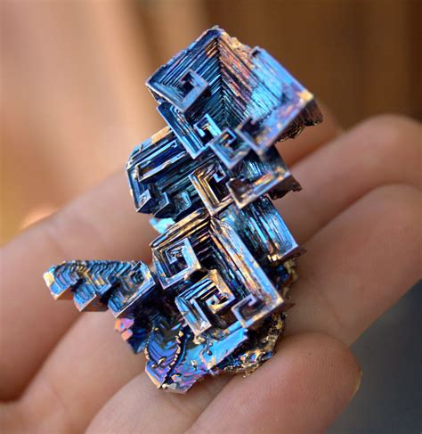 Nature being awesome, Bismuth crystal. : pics