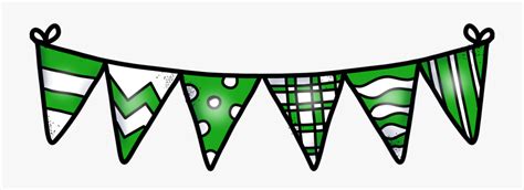 Green Bunting Clip Art , Free Transparent Clipart - ClipartKey