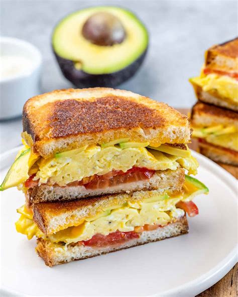 Easy Breakfast Egg Sandwich - Healthy Fitness Meals