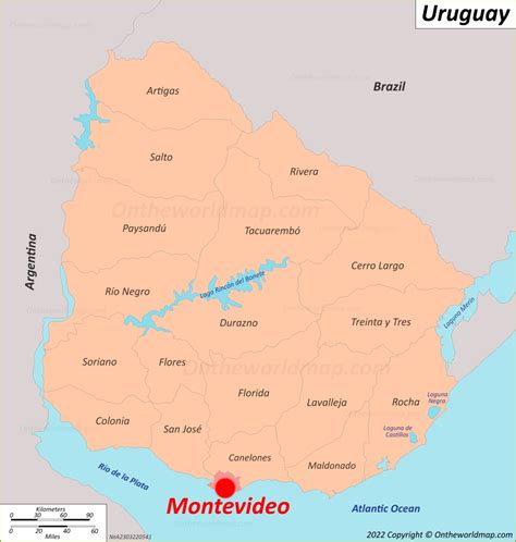 Montevideo Map | Uruguay | Detailed Maps of Montevideo