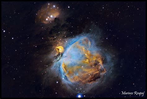 M42 - Orion Nebula (Hubble Palette) : r/astrophotography