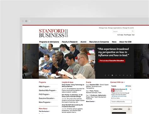 Stanford Graduate School of Business on Behance