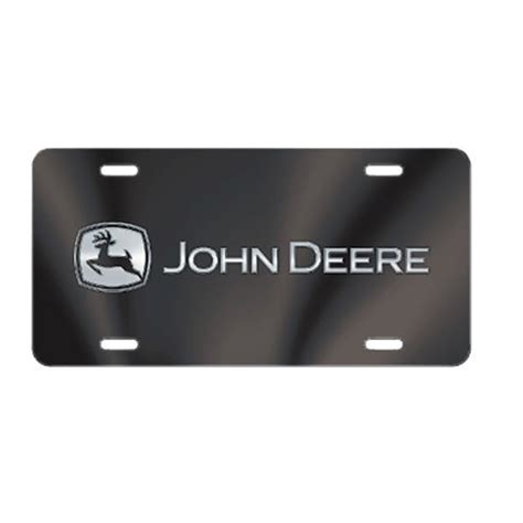 LP66195 - John Deere License Plate (Black) - Greenway Equipment – John Deere Dealer – Arkansas ...