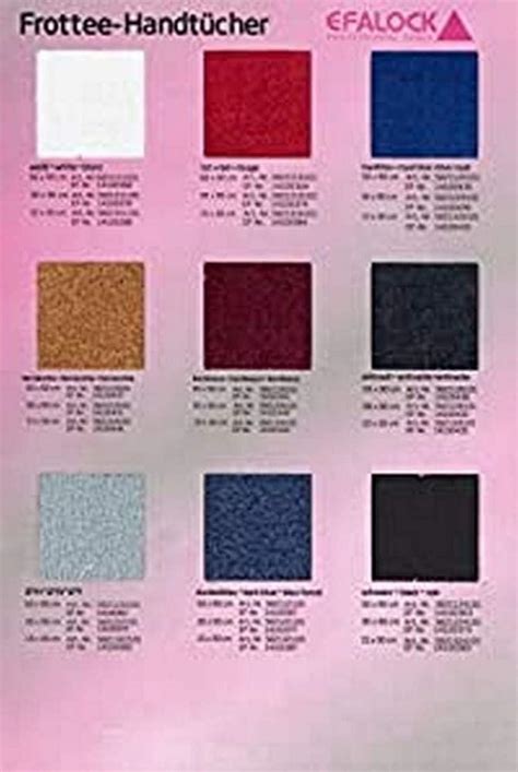 Amazon.com: Efalock Professional Sample Colour Chart, 0.2 kg : Everything Else