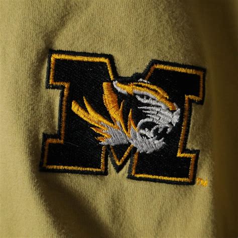 Vintage Mizzou Tigers College Rugby Shirt y2k Size... - Depop