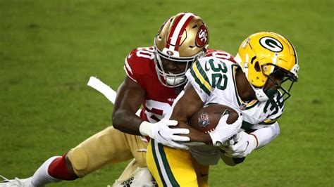 Green Bay Packers 34-17 San Francisco 49ers: Aaron Rodgers throws four TDs in convincing win ...