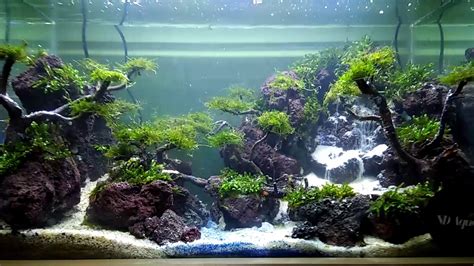 Aquascape Sand Waterfall - YouTube