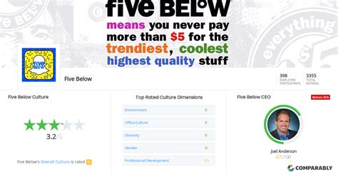 Five Below Culture | Comparably