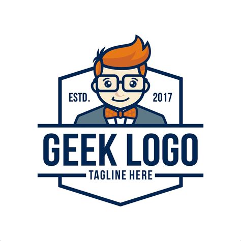 Geek logo design template Vector 11981672 Vector Art at Vecteezy